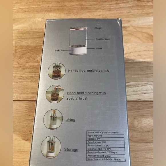 New in box electric Makeup brush cleaner. Multi function product. 2 available - Picture 3 of 4